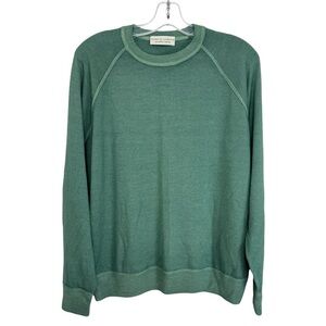 Filippo De Laurentiis Merino Raglan Crewneck Medium Green Made In Italy